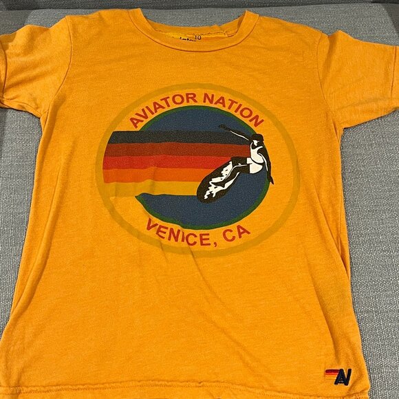 Aviator Nation Tee - Gold - Picture 1 of 1